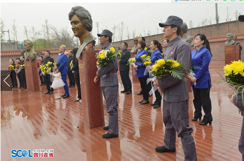 清明节快闪活动为缅怀纪念先烈